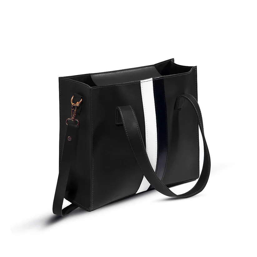 Blend 3 Pcs Black Ladies Tote Bag
