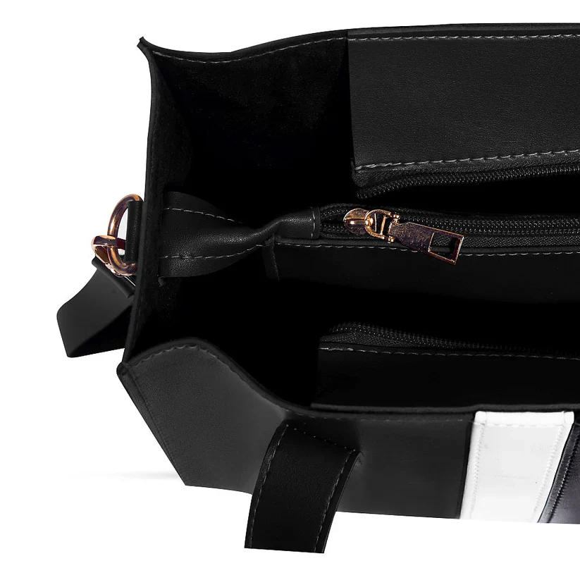 Blend 3 Pcs Black Ladies Tote Bag