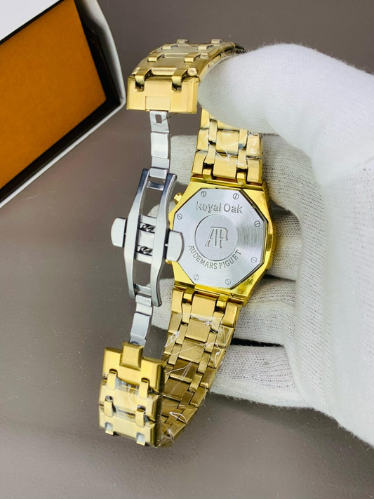 AP Royal Oak Diamond Bezel Stainless Steel Chain