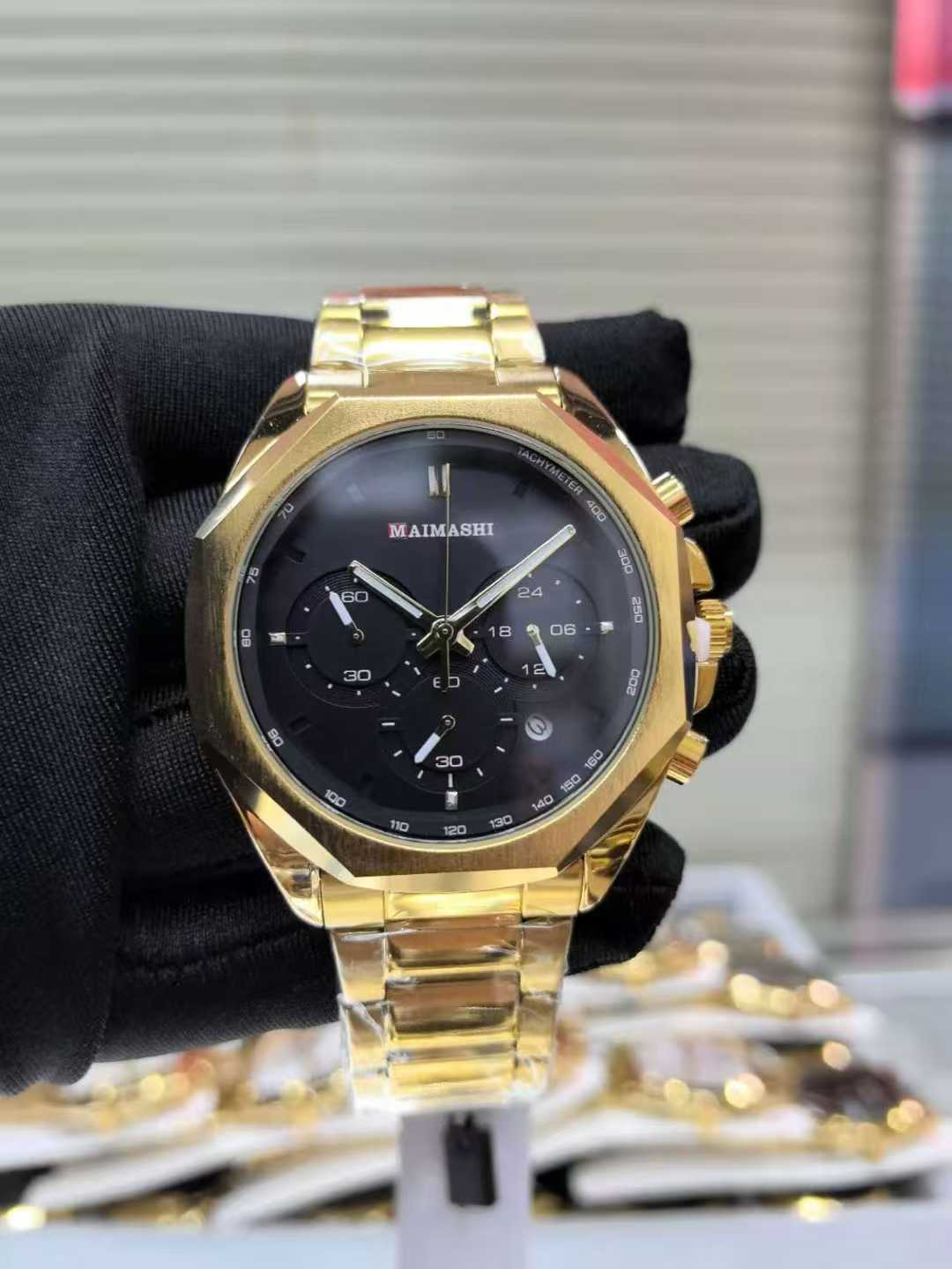 MAIMASHI Original Watches Gent's Collection Chronograph Edition China Assembled Water Resistant Model No. M-3344