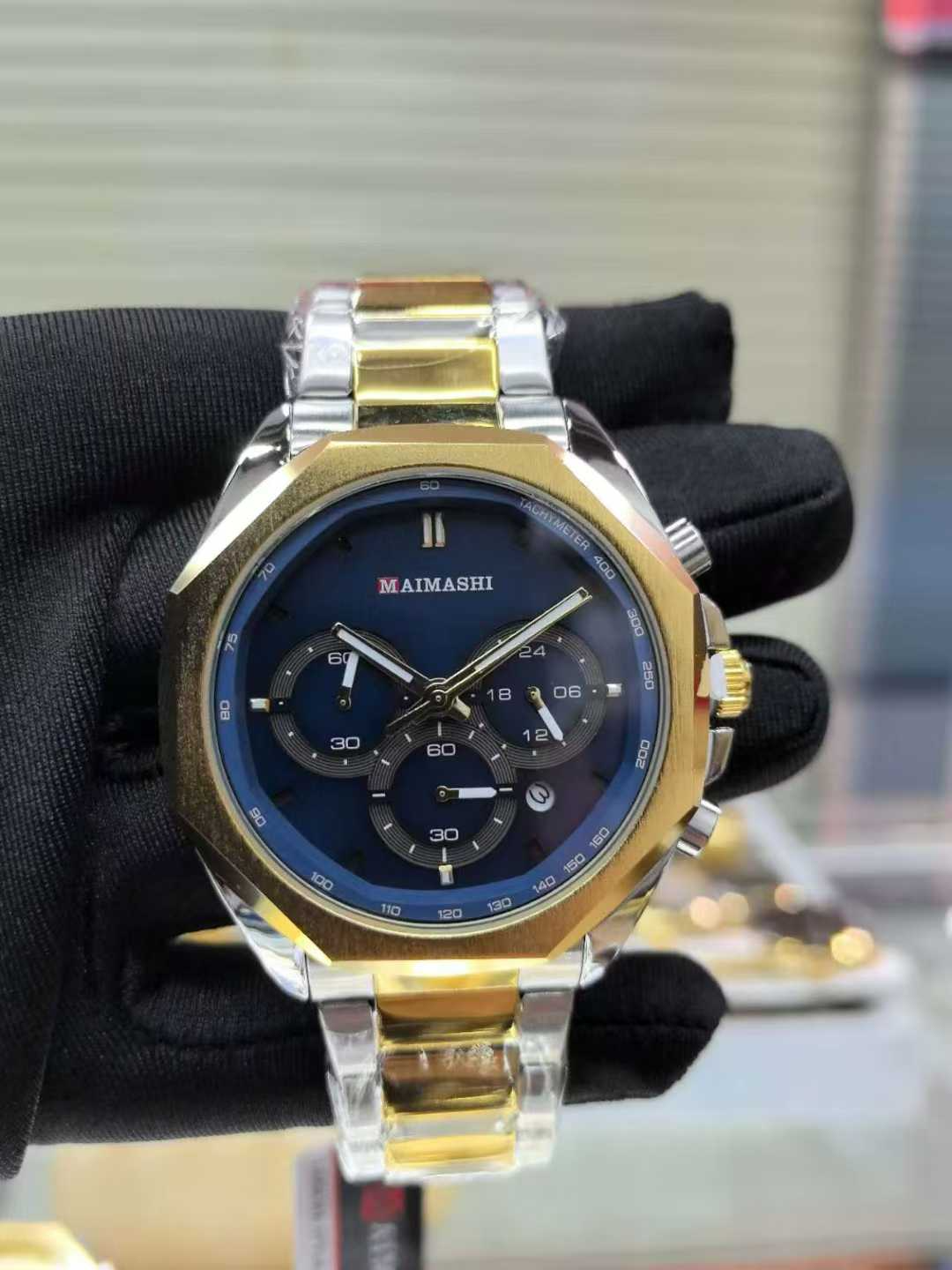 MAIMASHI Original Watches Gent's Collection Chronograph Edition China Assembled Water Resistant Model No. M-3344