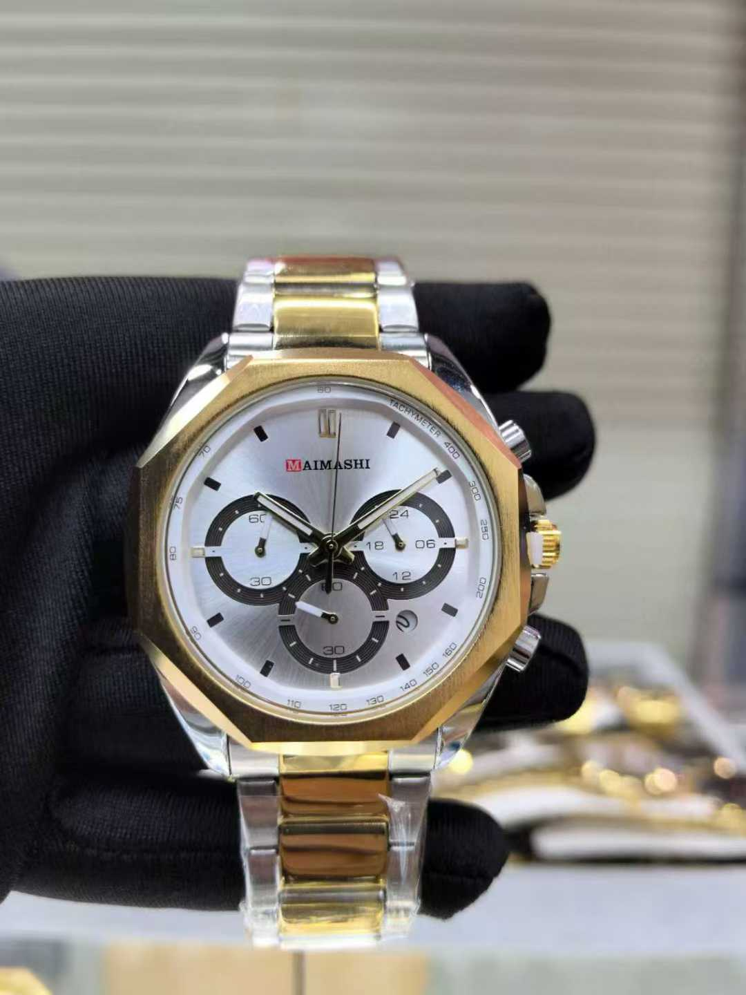 MAIMASHI Original Watches Gent's Collection Chronograph Edition China Assembled Water Resistant Model No. M-3344