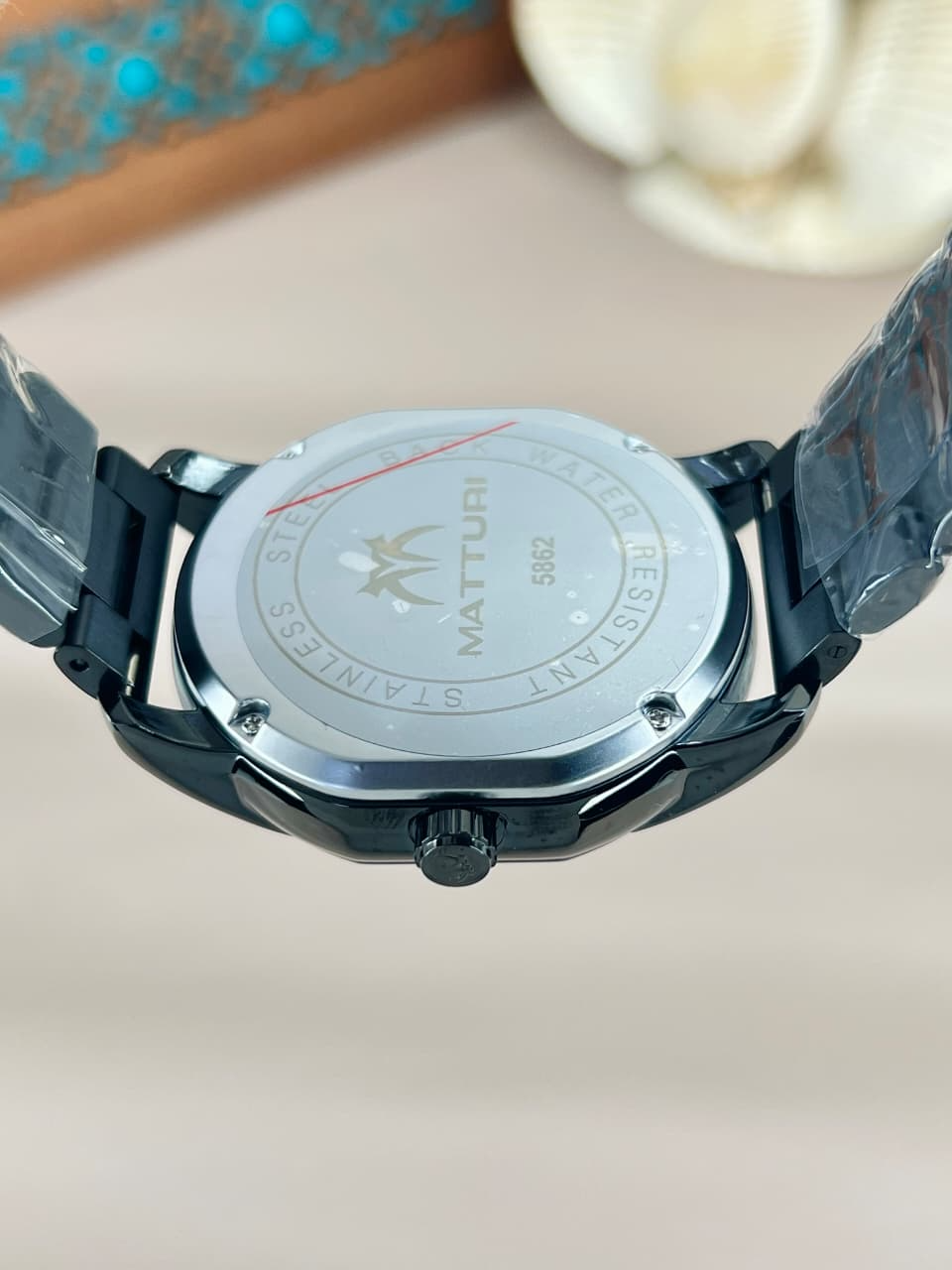MATTURI Gents Steel Chain Down Second & Date