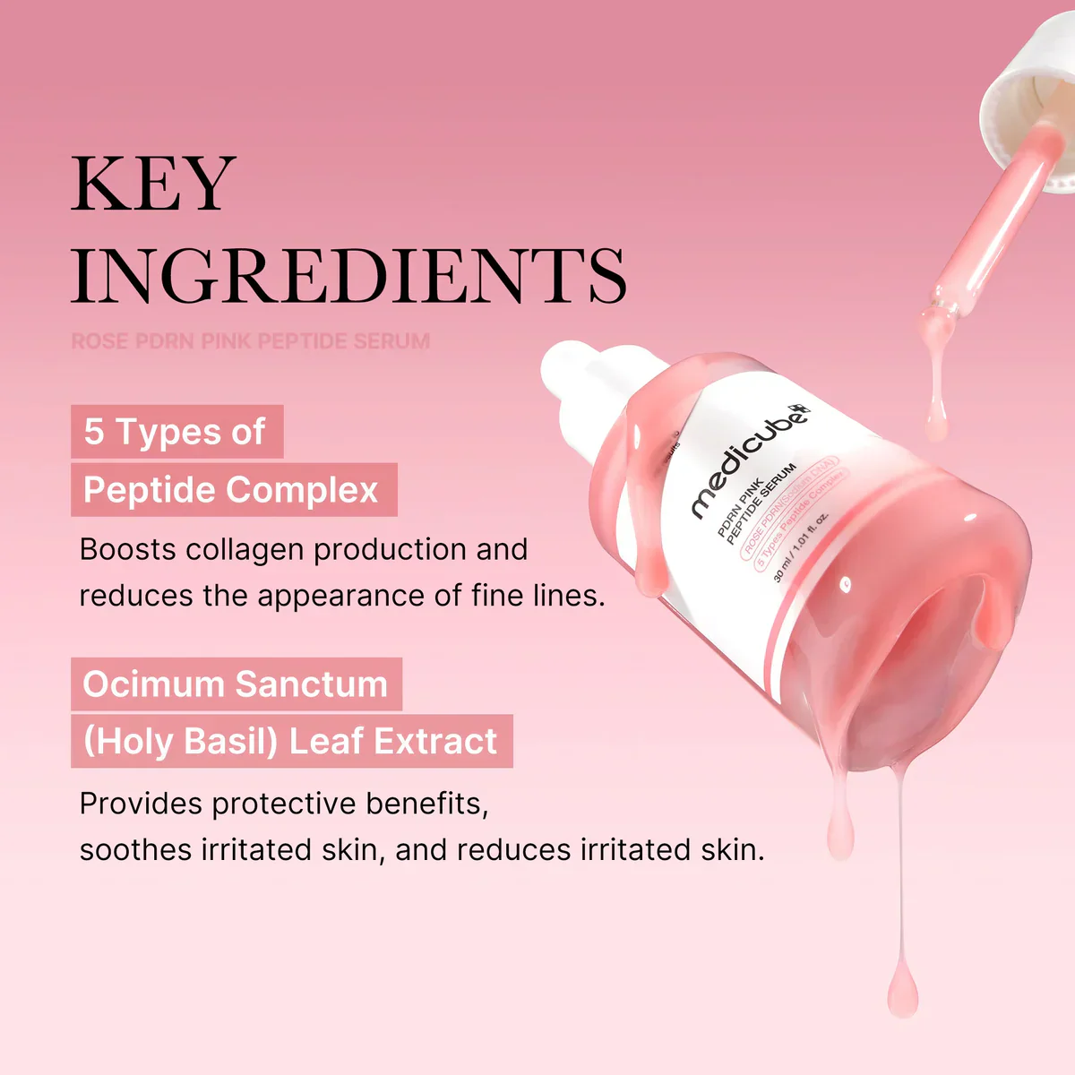 Medicube PDRN pdrn Pink Peptide Serum 30ml