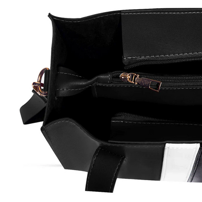 Blend 3 Pcs Black Ladies Tote Bag
