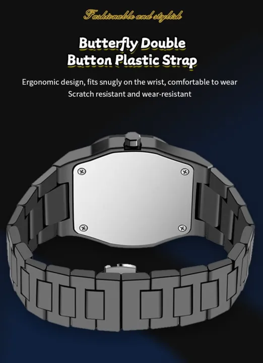 Black Aura Quartz Watch