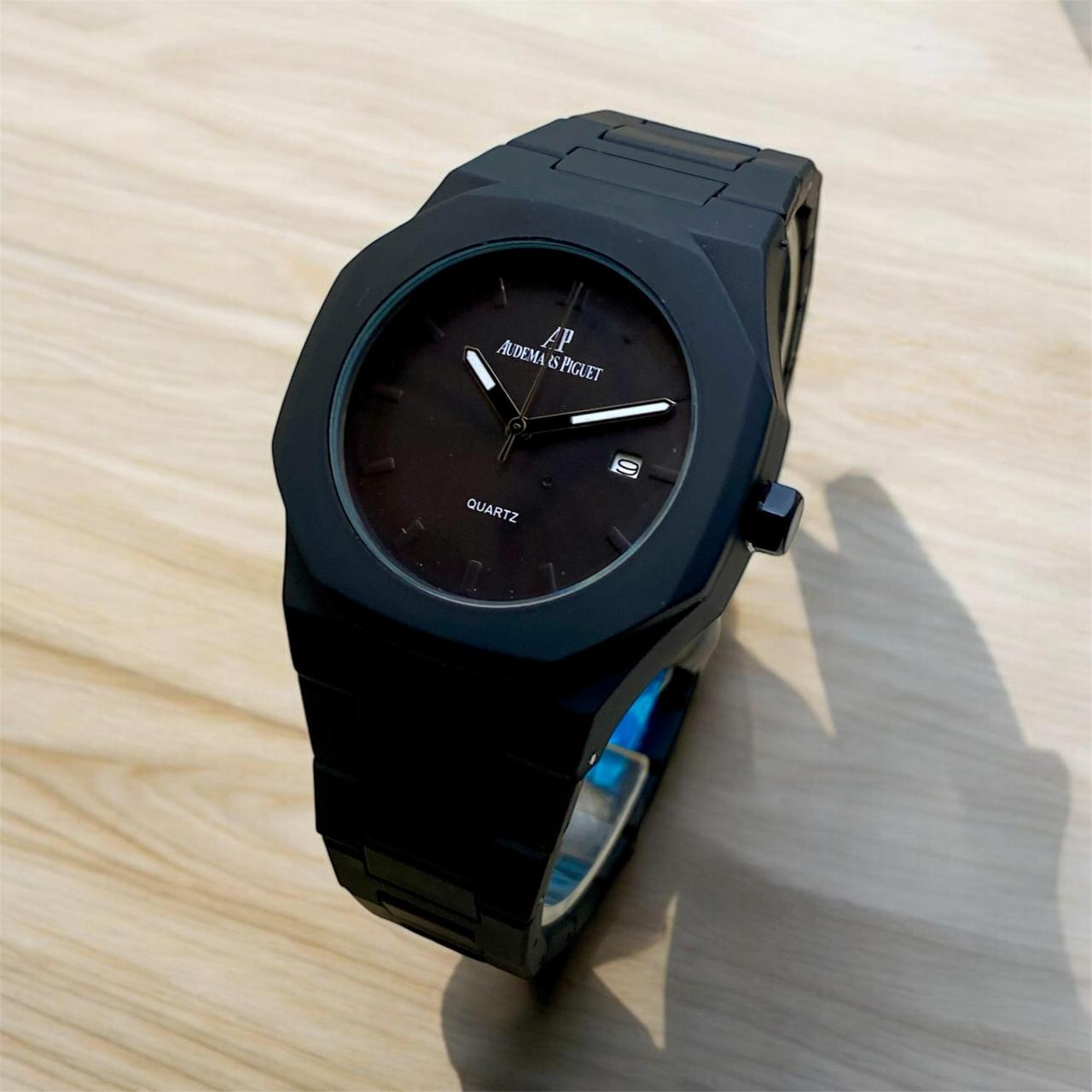 Aura AP Style Watch – Lightweight Fiber Chain with Date