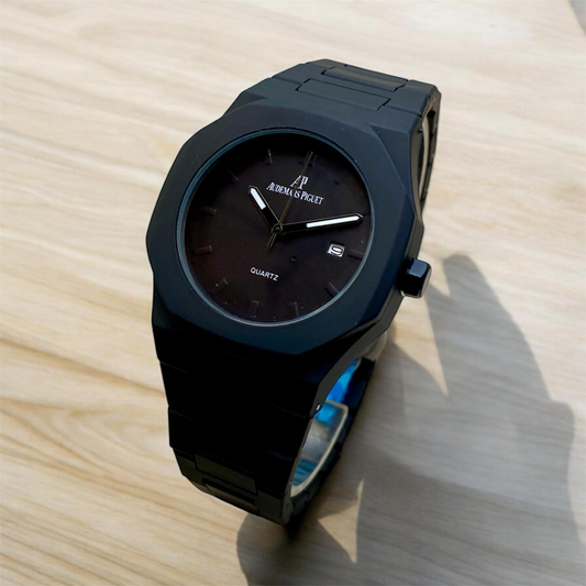 Aura AP Style Watch – Lightweight Fiber Chain with Date