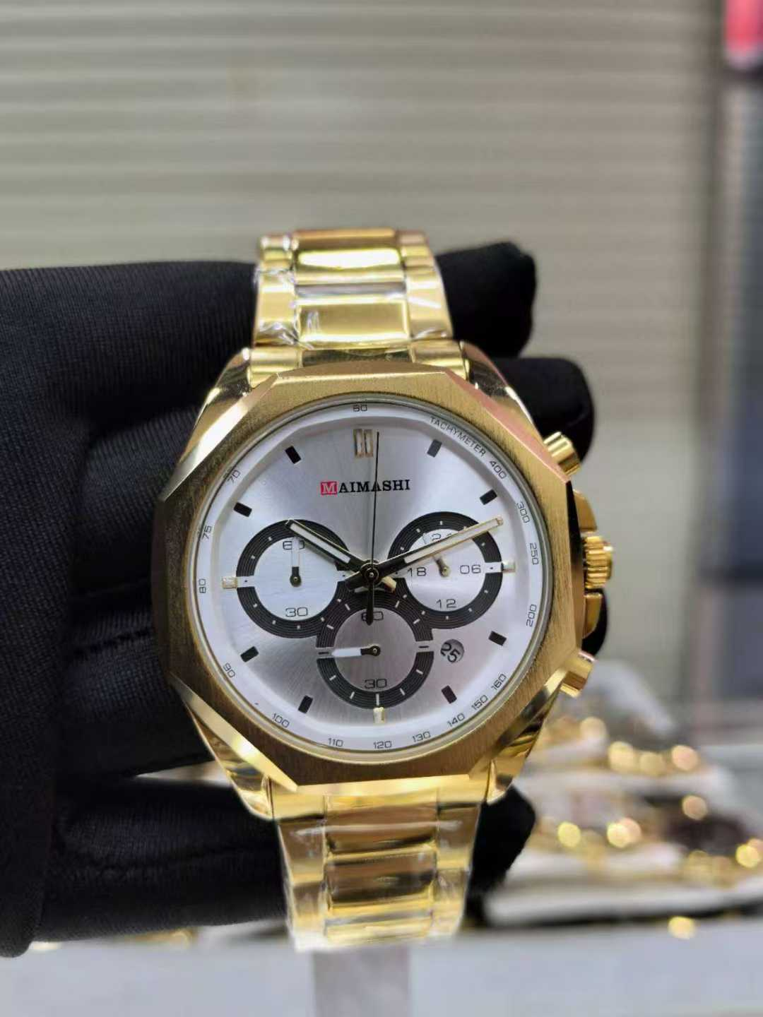 MAIMASHI Original Watches Gent's Collection Chronograph Edition China Assembled Water Resistant Model No. M-3344