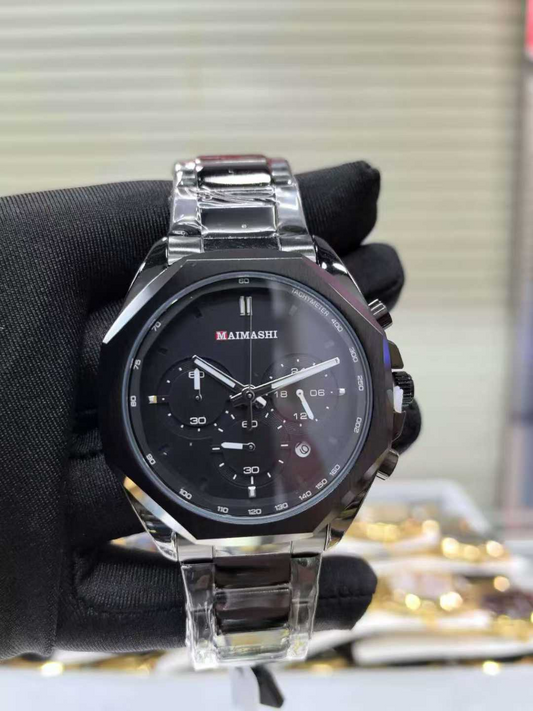 MAIMASHI Original Watches Gent's Collection Chronograph Edition China Assembled Water Resistant Model No. M-3344