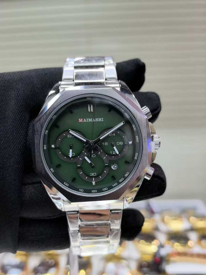 MAIMASHI Original Watches Gent's Collection Chronograph Edition China Assembled Water Resistant Model No. M-3344