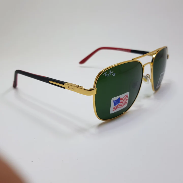 Rayban-RB22125-Premium-Diamond Hard Glass Lens-Metal-Sunglasses