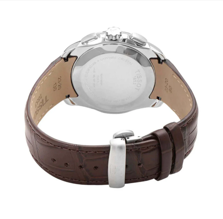Tis-1853 Chronograph Leather Strap Watch